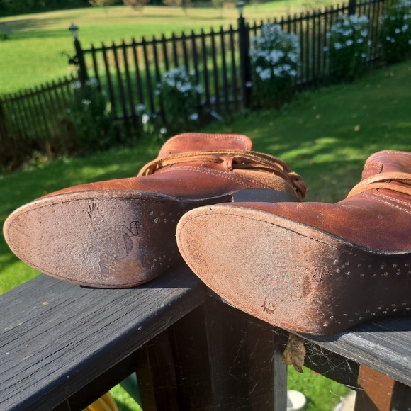 Freebird By Steven Brown Leather Ankle Boots - Picture 4 of 4